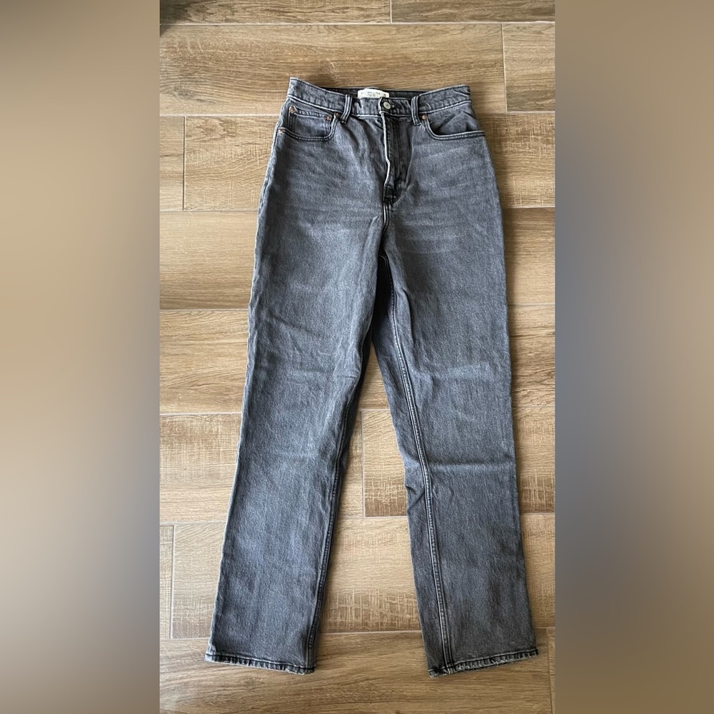 Abercrombie 90s straight ultra high rise curve love 30/10L